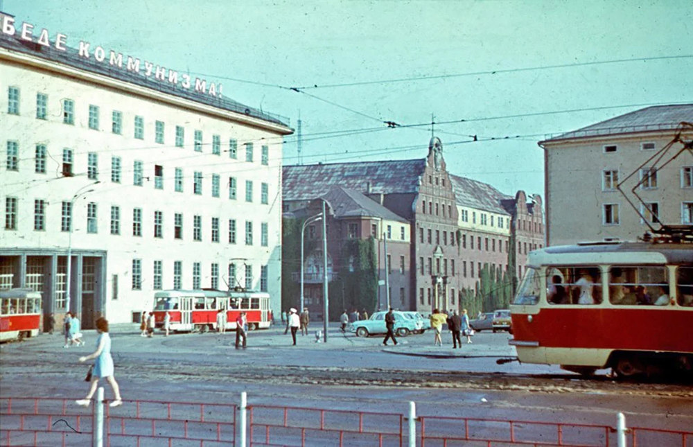 Калининград, в районе площади Победы, 1980-е годы.