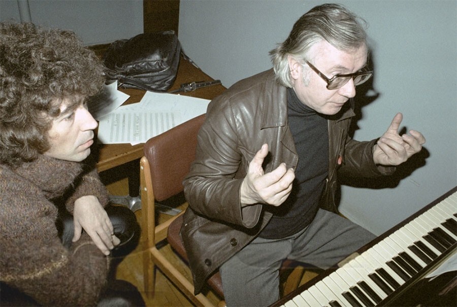 Валерий Леонтьев и композитор Юрий Саульский. 16 сентября 1982 года. Фото Юрия Сомова / РИА Новости