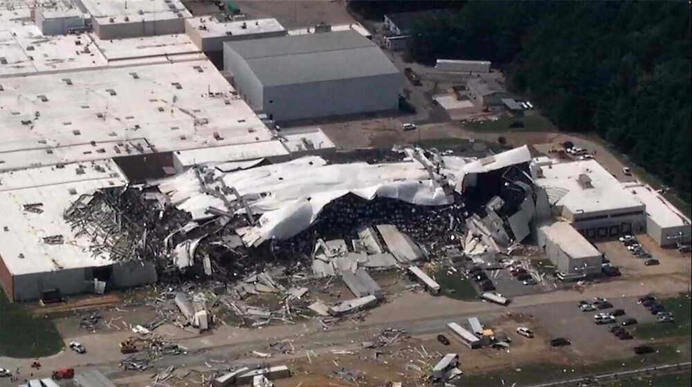 В США торнадо уничтожил фармацевтический завод Pfizer