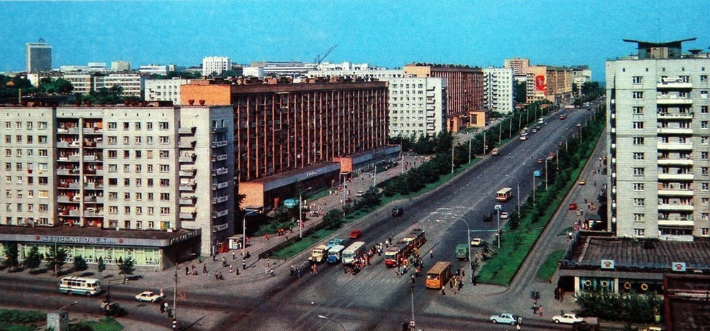 Ульяновск, улица Минаева, 1979 год.