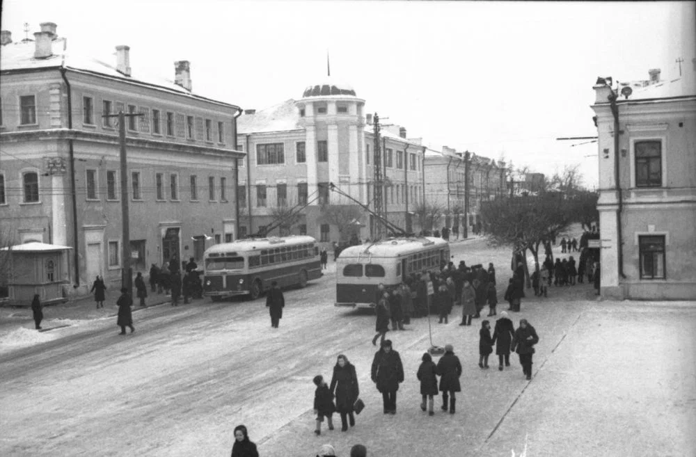 Рязань, улица Ленина, 1950-е годы.