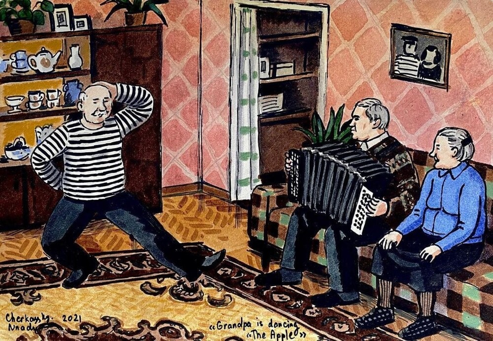 18 картин художницы о советском детстве, которые трогают меткими деталями и тонким юмором