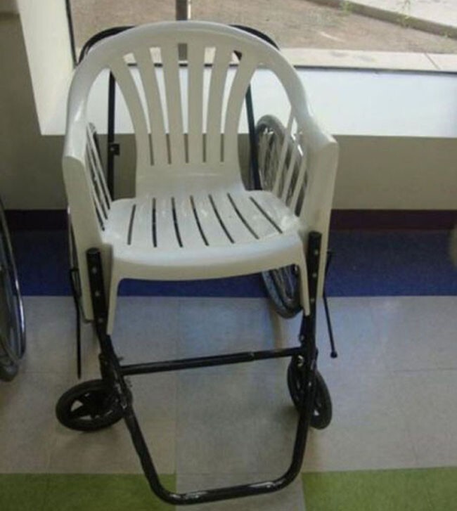 14. Инвалидное кресло стоит слишком дорого, но можно что-то придумать