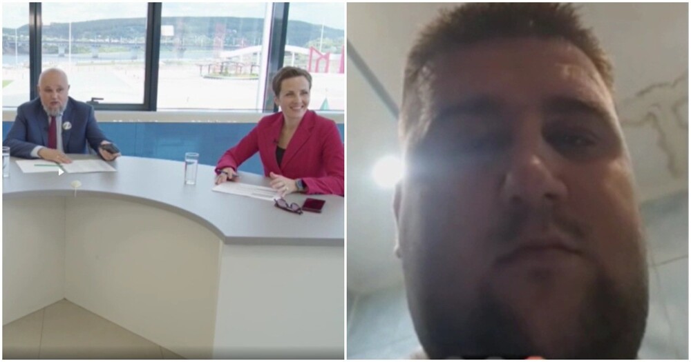 Губернатора Кузбасса по видеосвязи соединили с писающим в туалете мужчиной