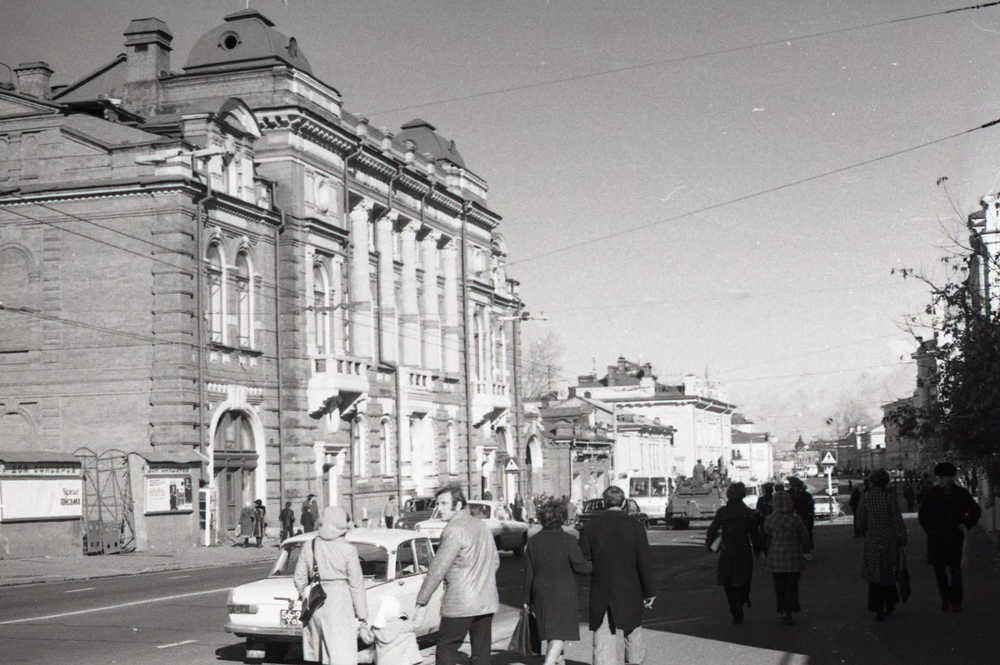 Томск, проспект Ленина, 1970-е годы.