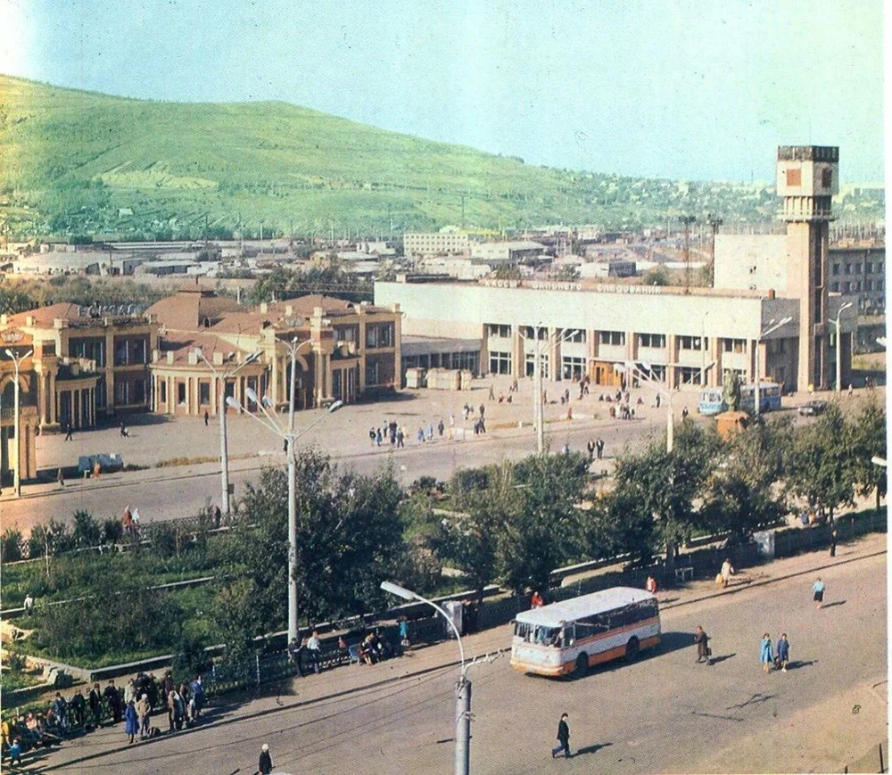 Чита, Привокзальная площадь, 1980-е годы.