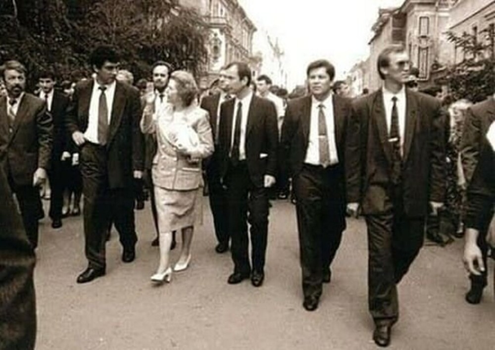 Визит Маргарет Тэтчер в Нижний Новгород в 1993 году.