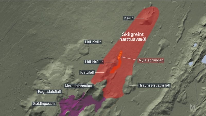 Видно из космоса: посмотрите, как извергается новый «бэби-вулкан» в Исландии