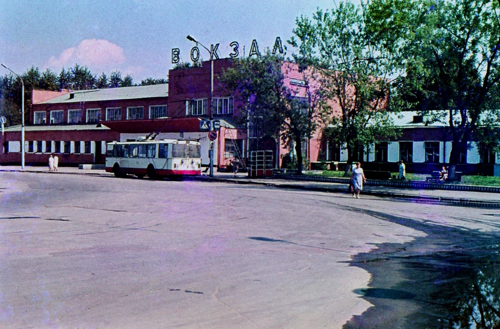 Кострома, железнодорожный вокзал, 1980-е годы.