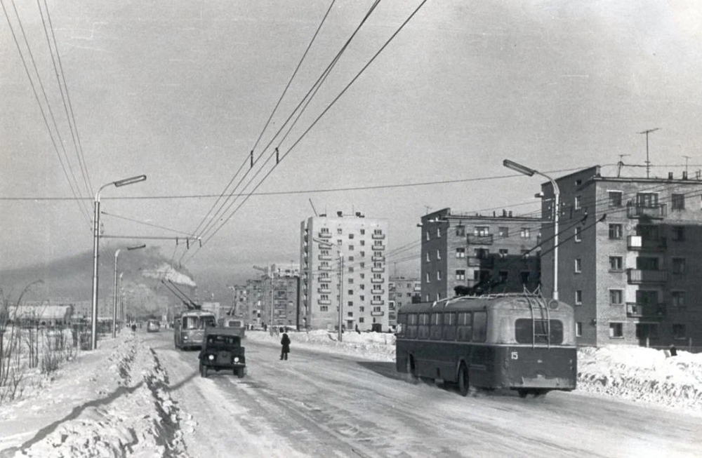 Стерлитамак, проспект Ленина, 1960-е годы.