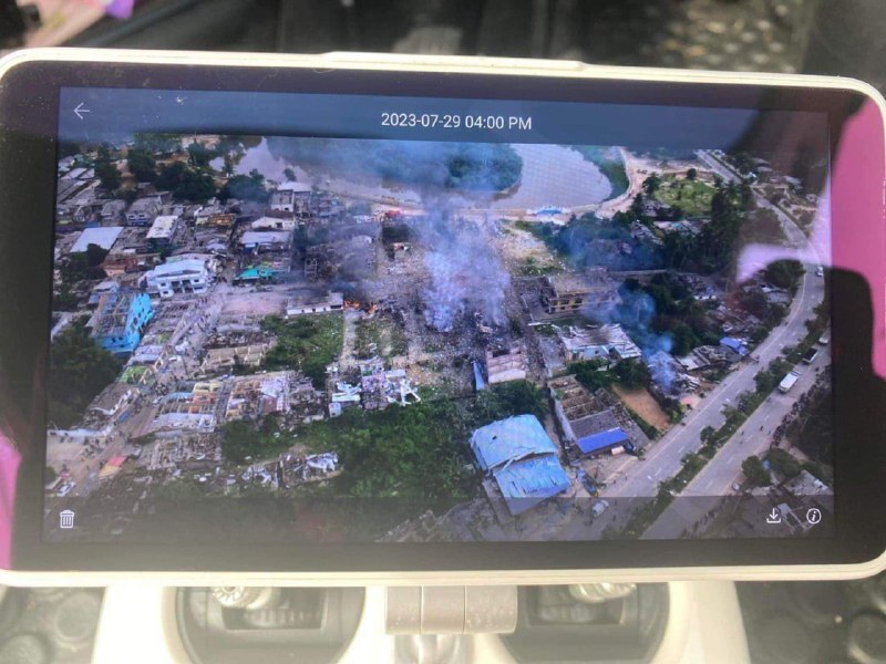 В Таиланде случился мощный взрыв на складе с пиротехникой