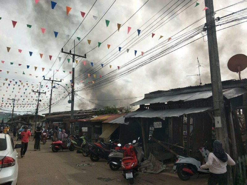 В Таиланде случился мощный взрыв на складе с пиротехникой