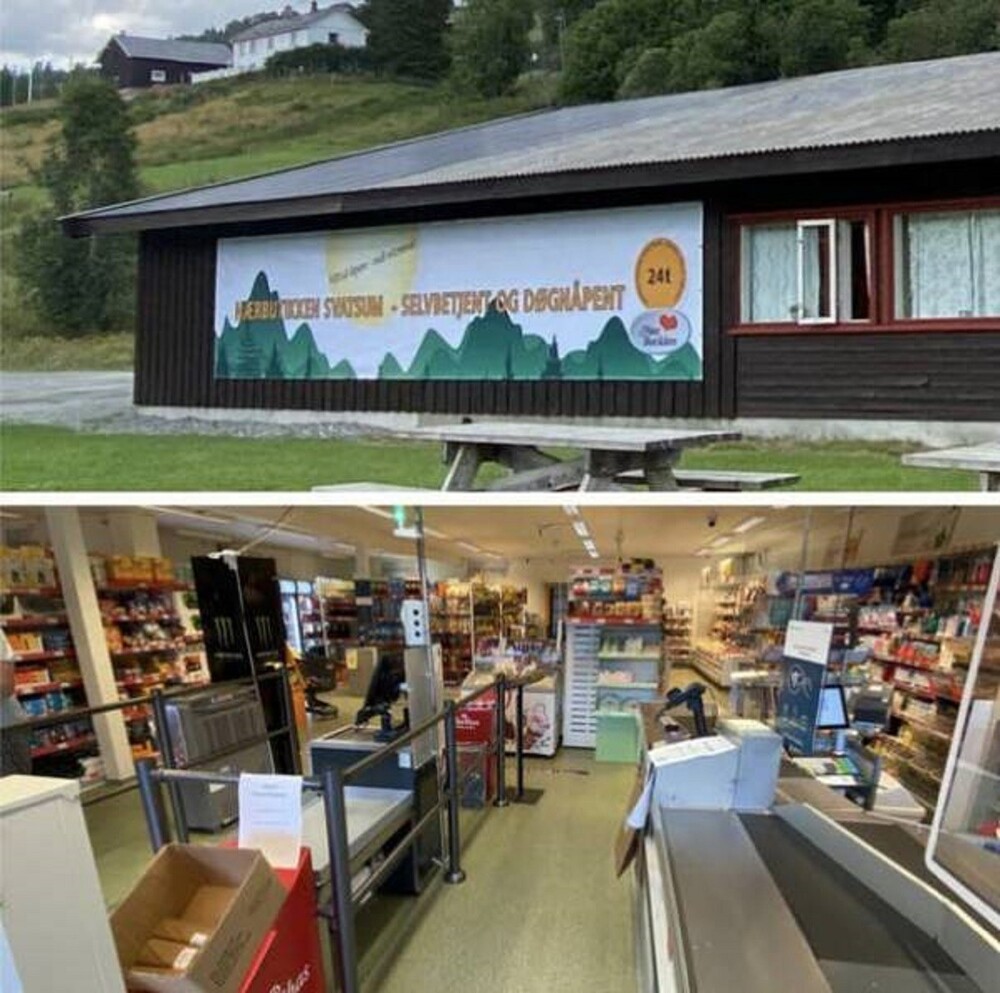 13. В Норвегии есть круглосуточный магазин без сотрудников, где покупатели используют только кассу самообслуживания