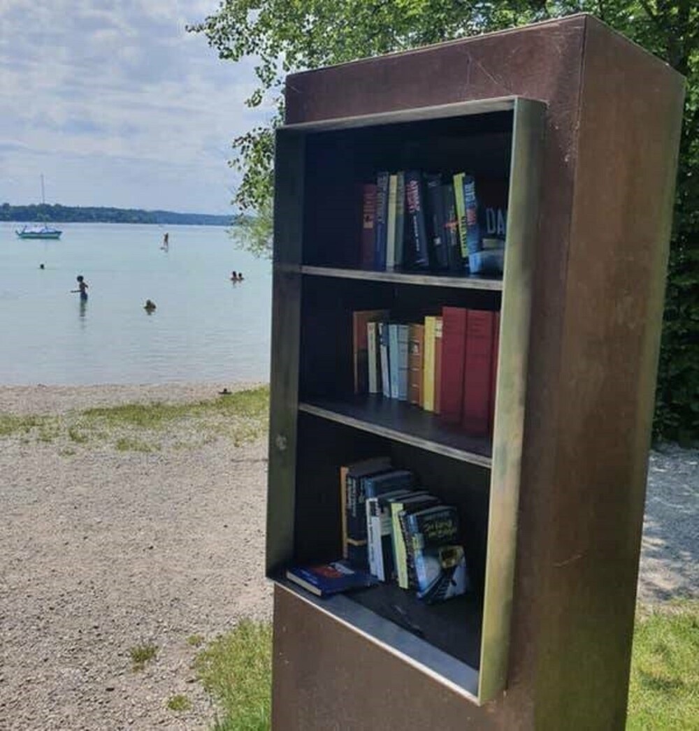 26. Пляж с мини-библиотекой в Германии