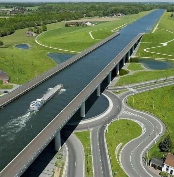 8. Первый водный мост, построенный в Бельгии