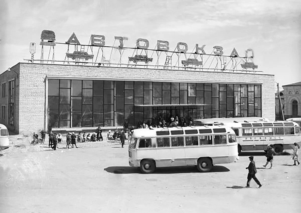Петропавловск Казахской ССР, автовокзал.