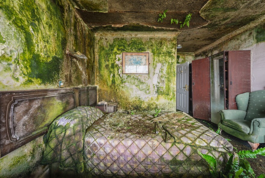 Былая роскошь заброшенного отеля в Ирландии