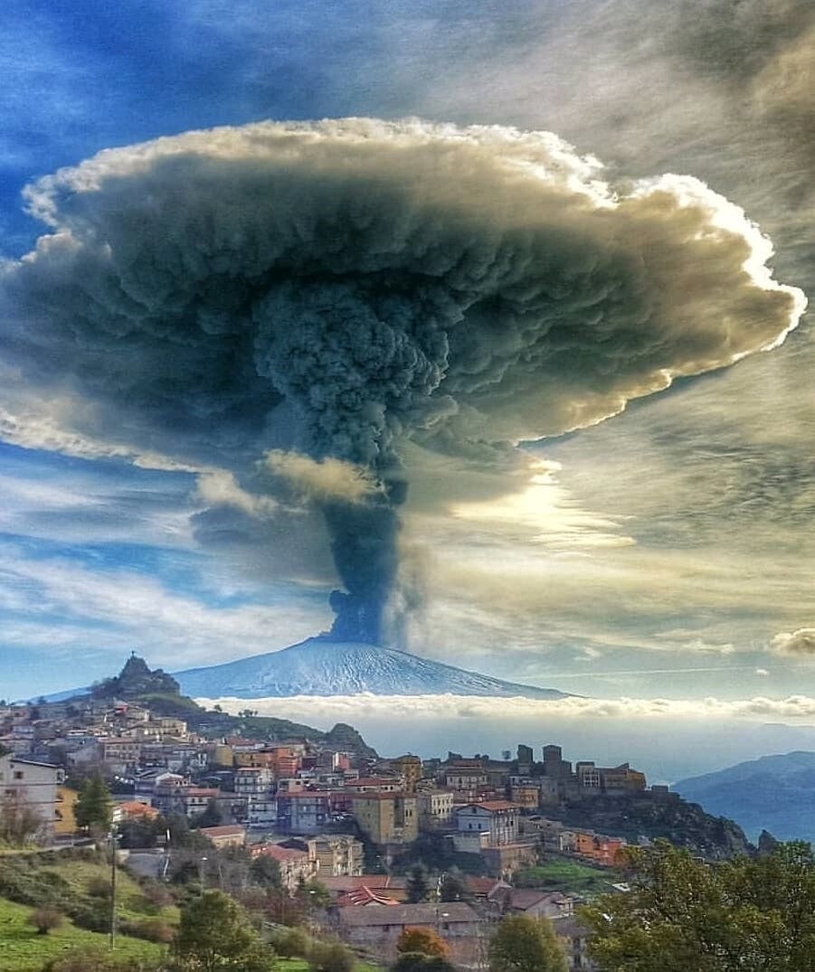 9. Вулкан Этна в Италии