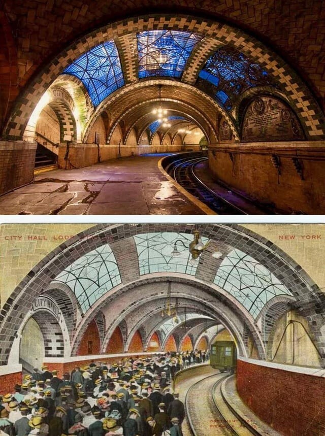 21. Заброшенная станция метро в Нью-Йорке. Построена в 1904 году