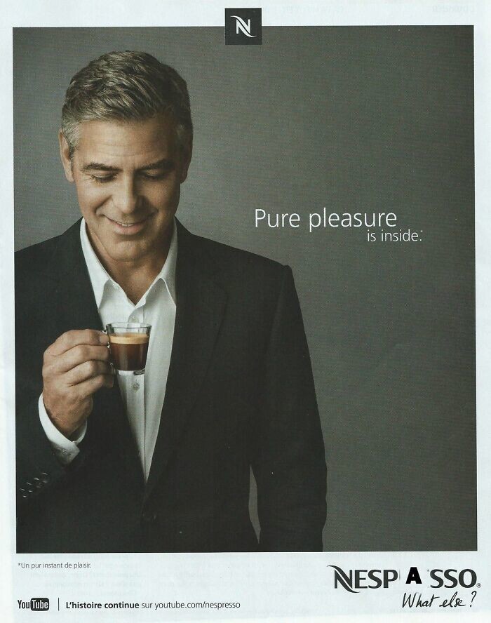 3. Джордж Клуни рекламирует Nespresso