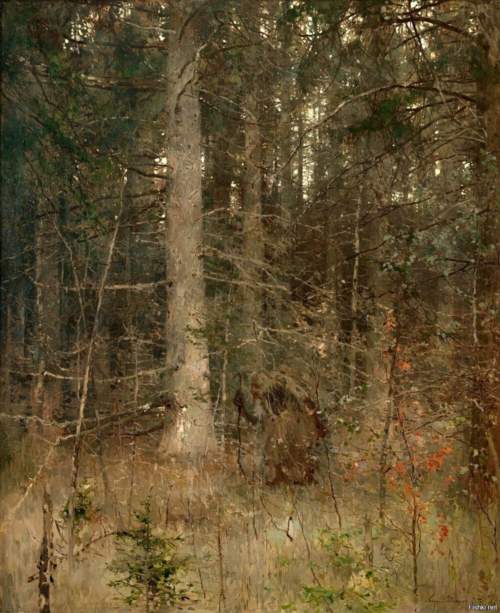 «Лесная глушь», 1915 — Шильдер Андрей Николаевич (1861-1919)
