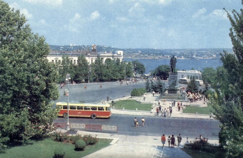 Севастополь, площадь Нахимова, 1982 год.