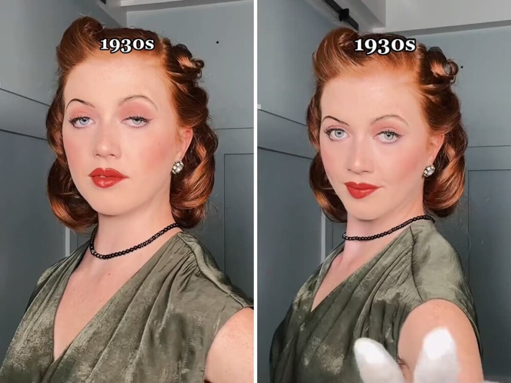 От гламура до невинной простоты: девушка показала, как за 100 лет поменялась мода на женские причёски