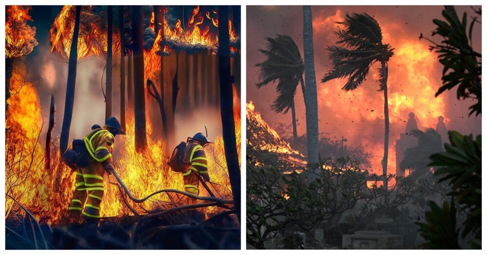 Огненный апокалипсис на Гавайях попал на видео