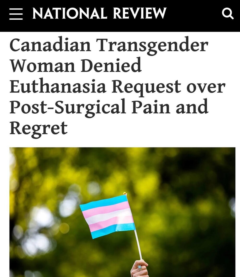 В Канаде запретили трансгендеру делать эвтаназию