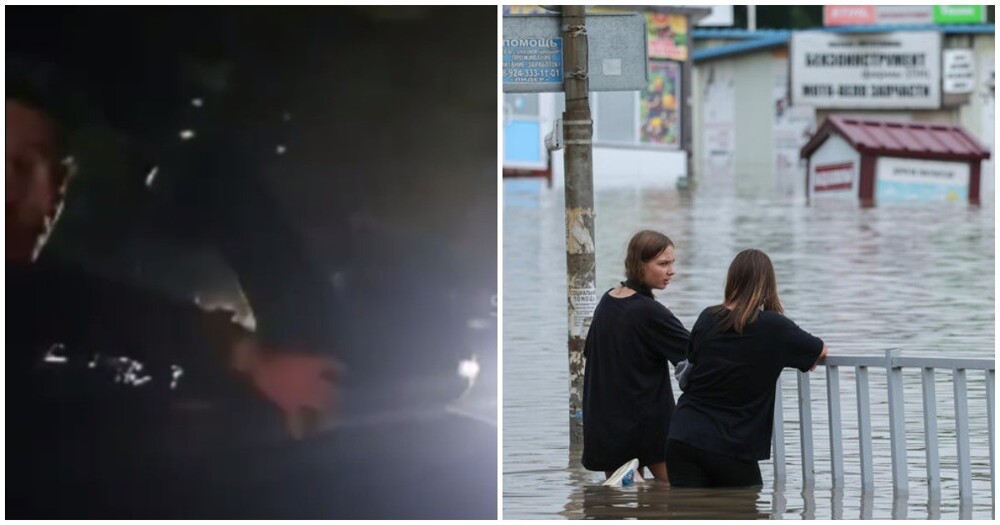Мэр затопленного Уссурийска выругался во время общения с жителями города