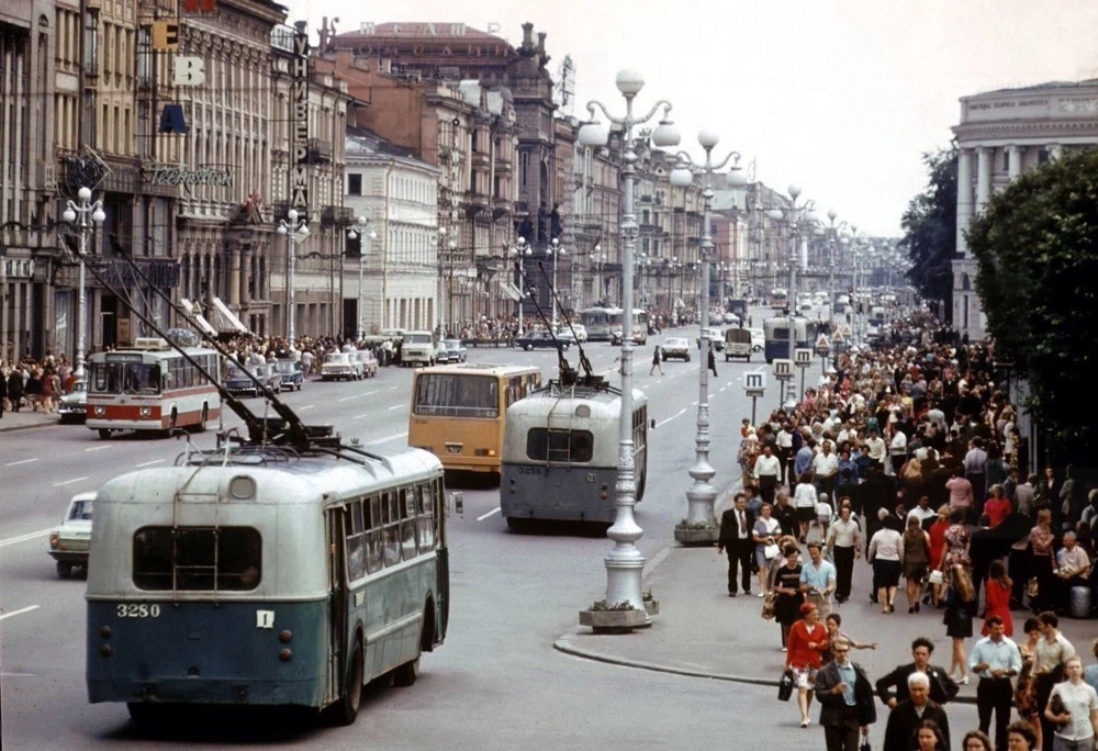 Ленинград, Невский проспект, 1974 год. 