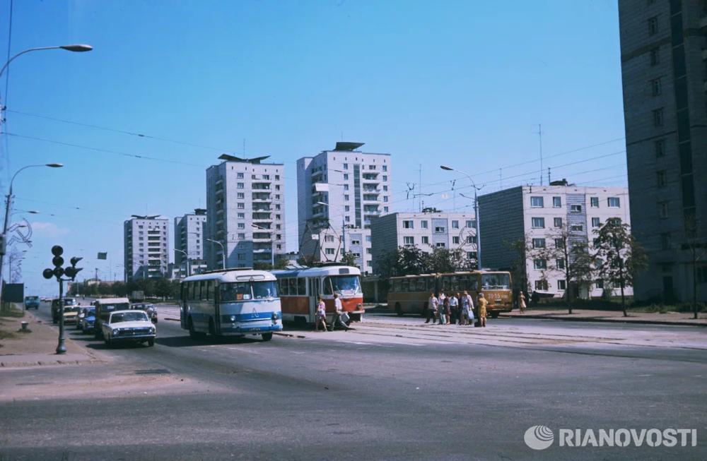 Ульяновск, улица Минаева, 1.07.1977 года.
