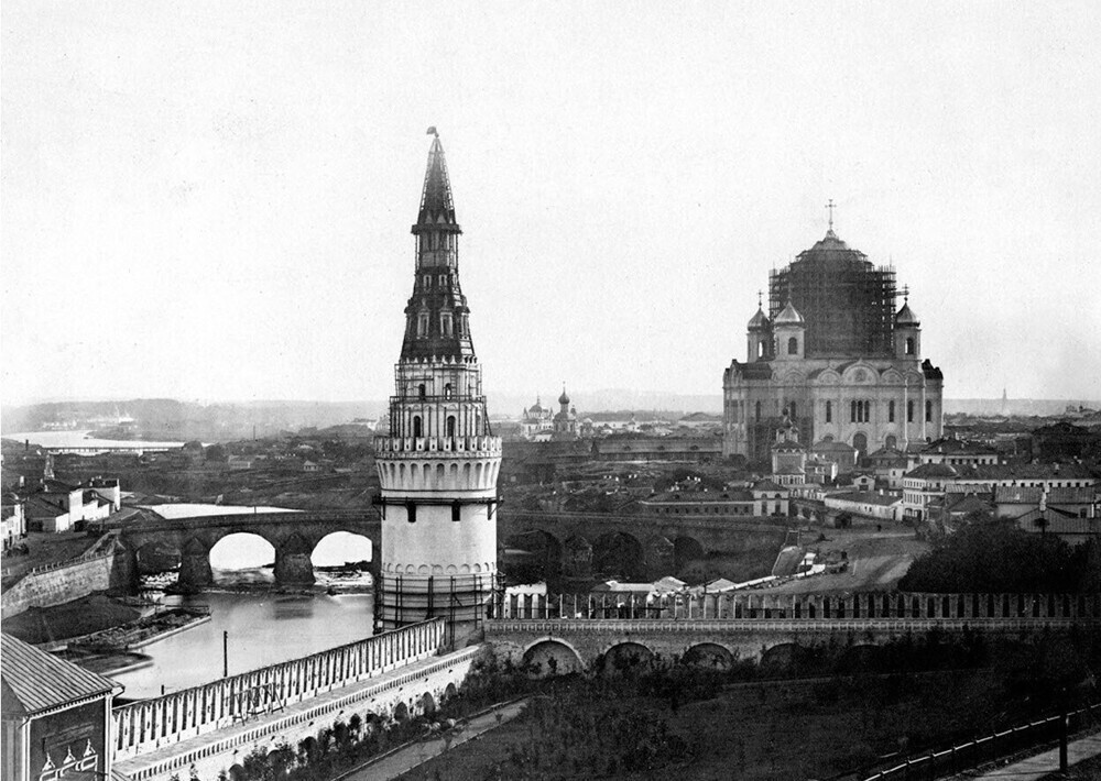 Храм "Христа Спасителя", завершение строительства. Москва, 1856 год