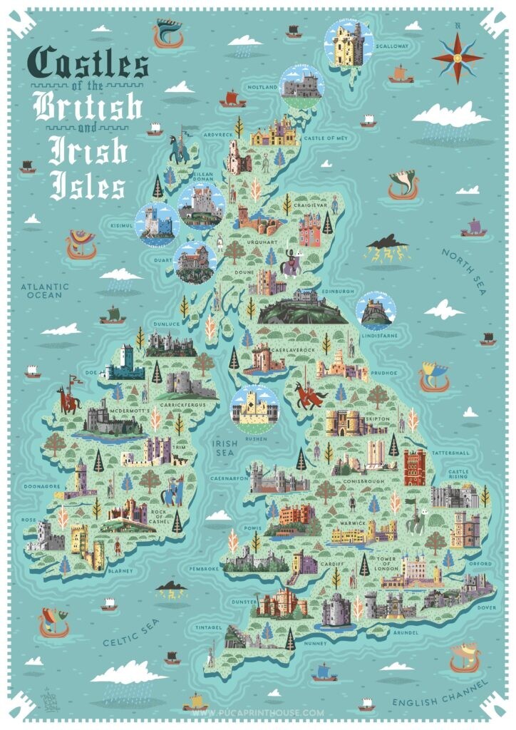 10. Замки в  Великобритании и Ирландии
