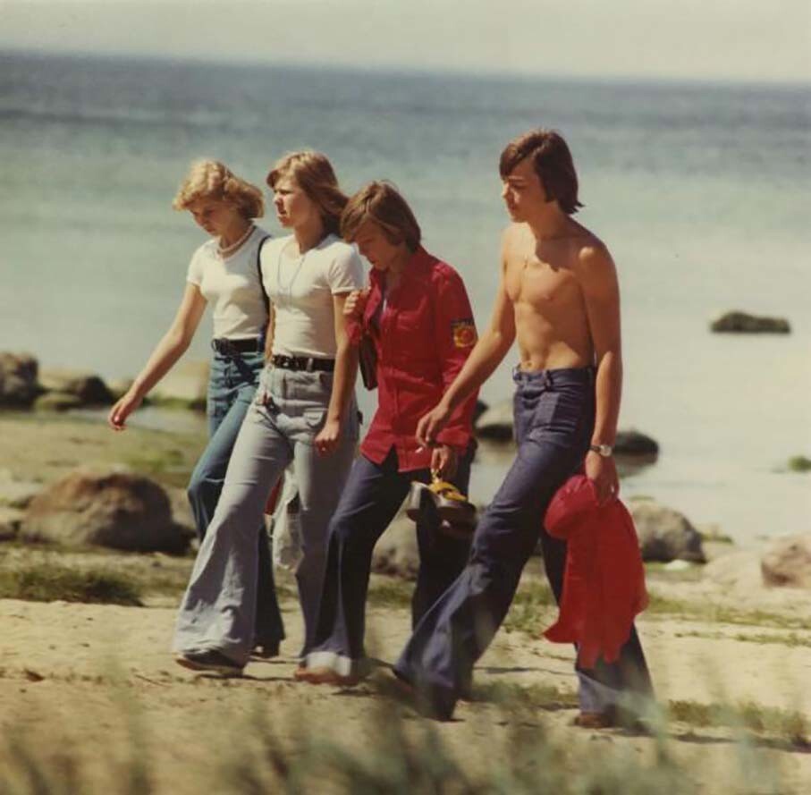 Как молоды мы были. Лето, 1970-е.