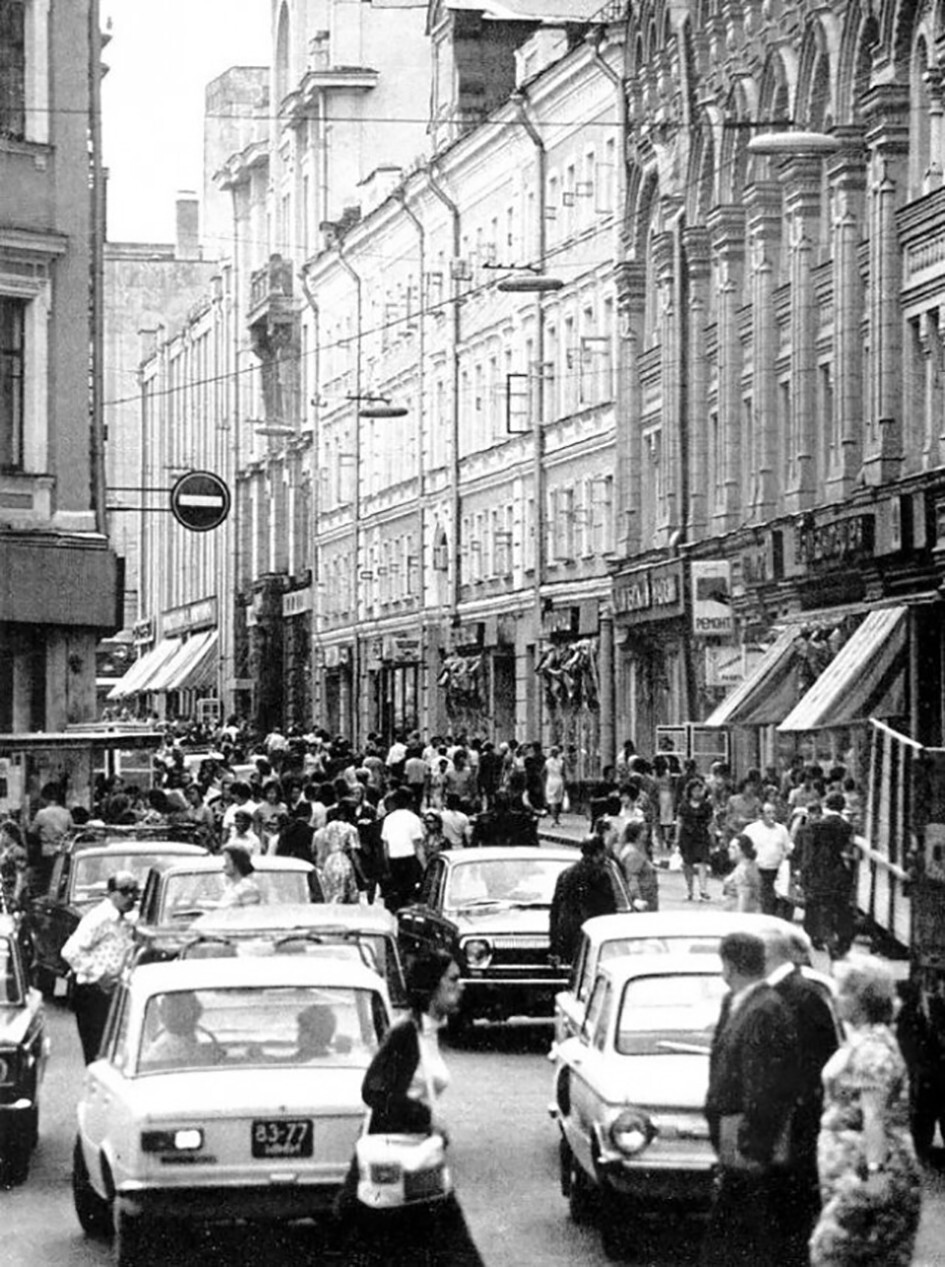 Столешников переулок, Москва , 1977 год