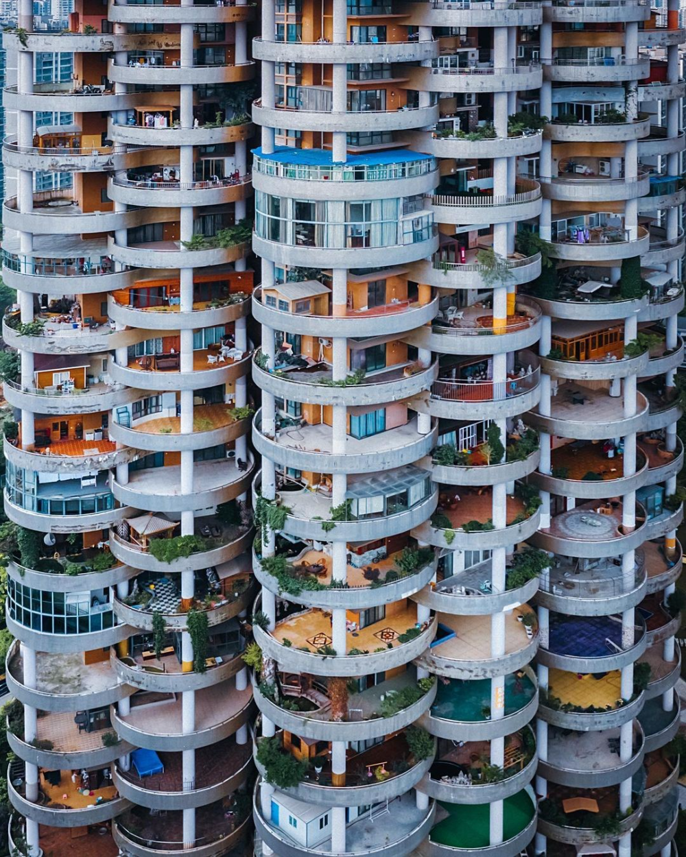 2. Балконы в Гуйяне, Китай