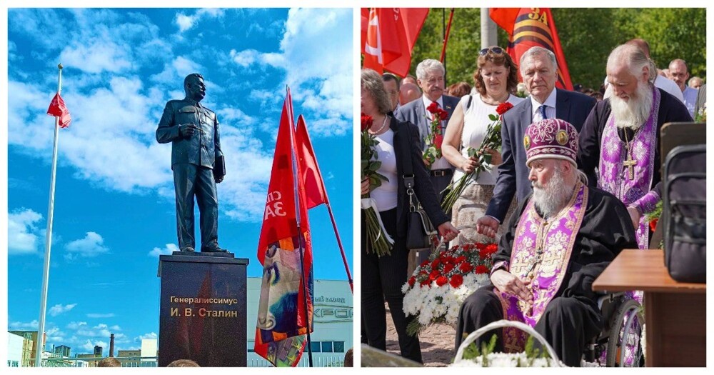 «У миллионов людей сегодня востребована фигура Сталина»: коммунисты заступились за священника, освятившего памятник вождю народов