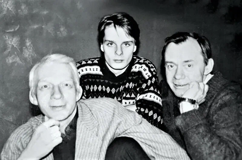 Валерий Носик с братом,  Владимиром Носиком и сыном Александром
