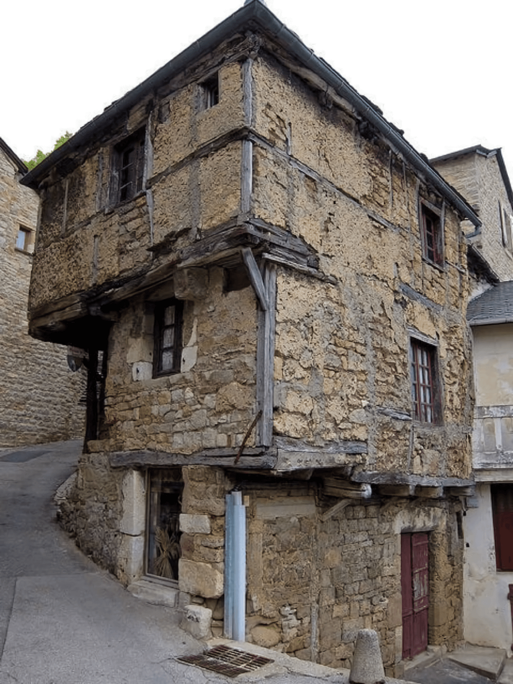 13. Дом Жанны, старейший дом в Авероне, Франция, построенный в XIII веке