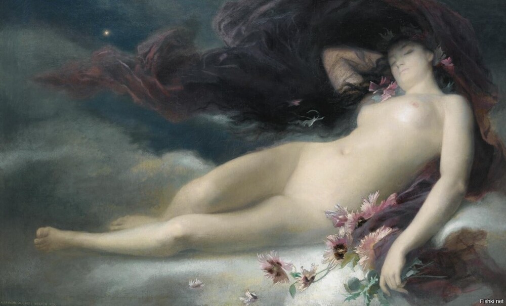 «Ночь», 1875 — Огюст Александр Хирш (1833 -1912)