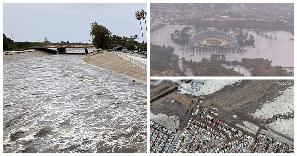 Разрушительный ураган в Калифорнии и Неваде: как это было