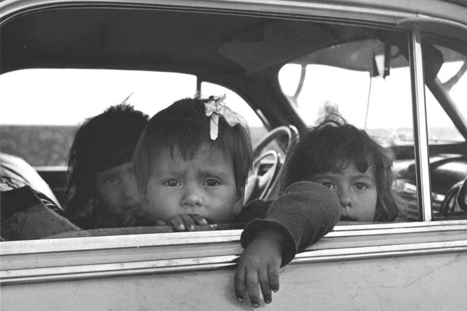  Дети сборщиков хлопка. США, 1948 год