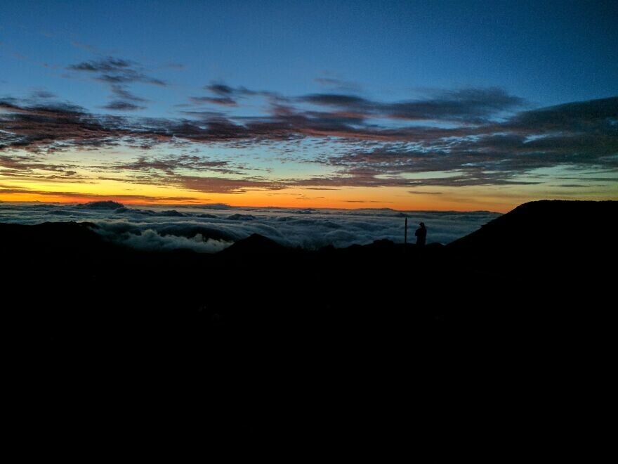 28. Гора Халеакала на закате, Гавайи