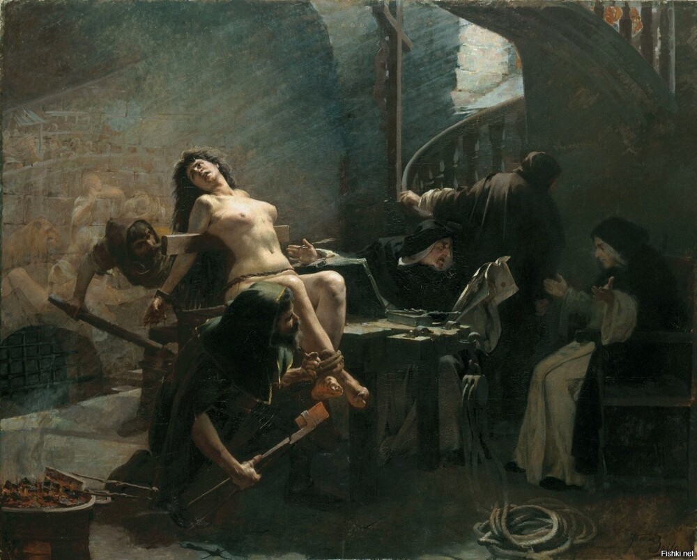 «Мученица фанатизма», 1895 — Жозе де Брито (1855-1946)