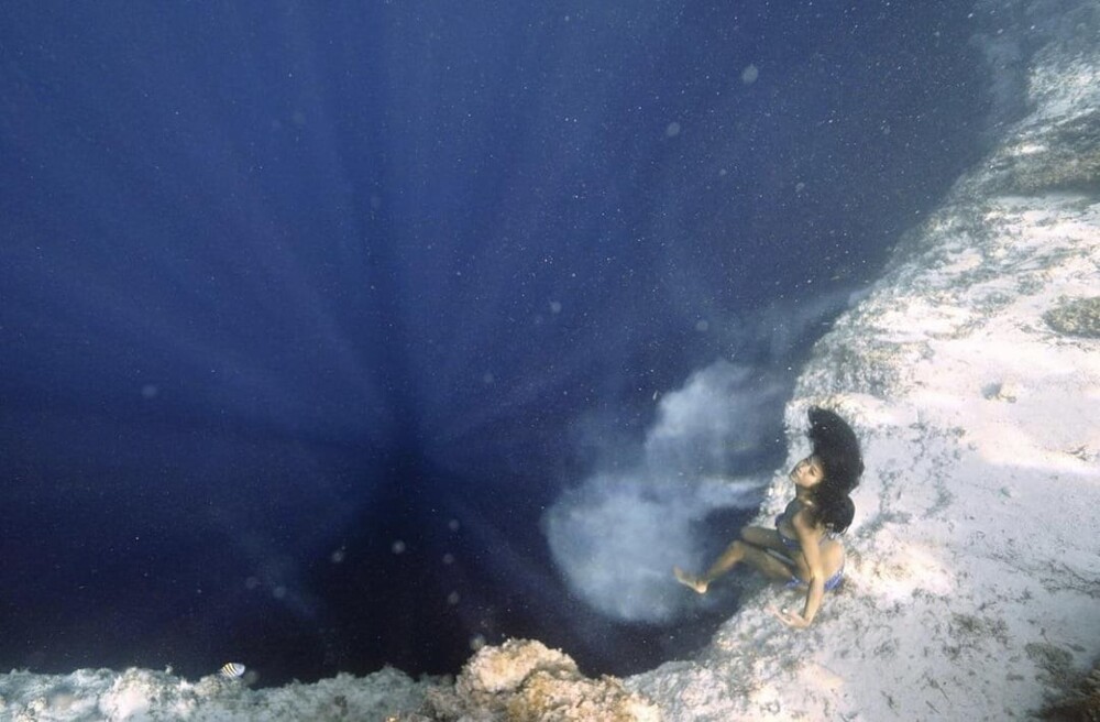 11. Голубая дыра Дина на Лонг-Айленде, Багамские острова