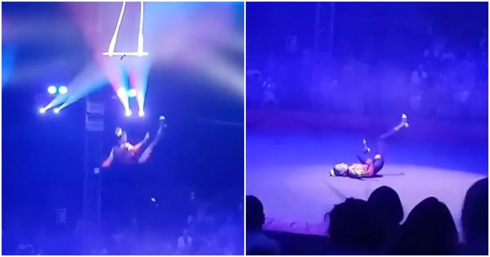 В Барнауле артистка цирка сорвалась с трапеции и упала на арену