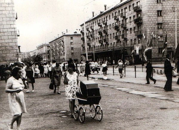 Воркута, Коми АССР, ул. Ленина, 1970-1980-е годы.