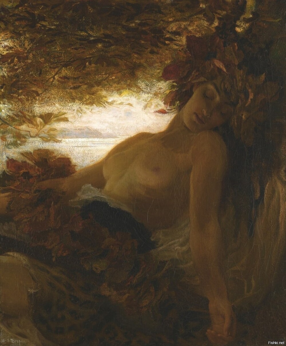«Осень» — Герберт Джеймс Дрейпер (1863–1920)