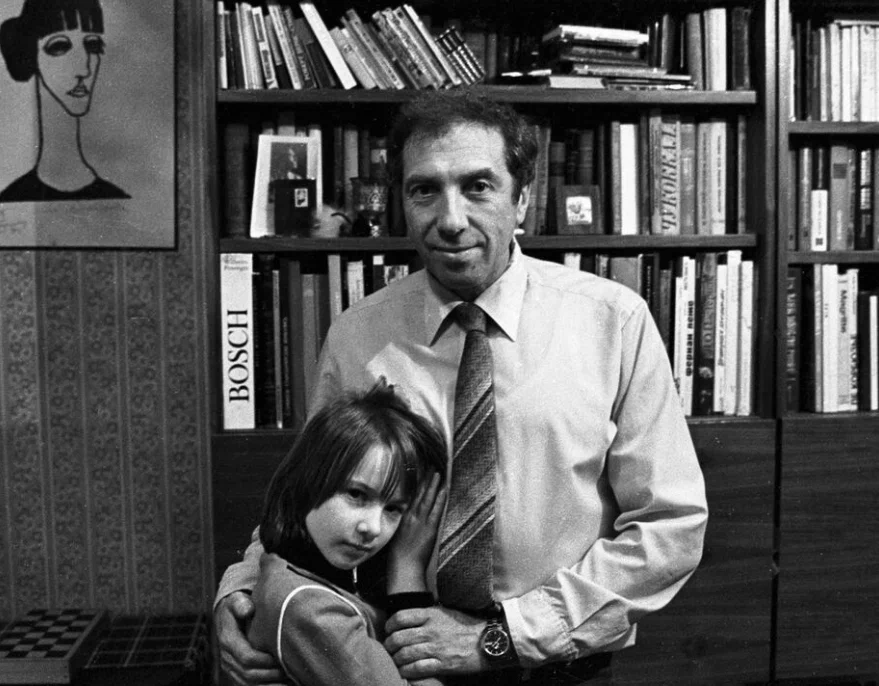 Сергей Юрский с дочкой Дашей, 1982 год